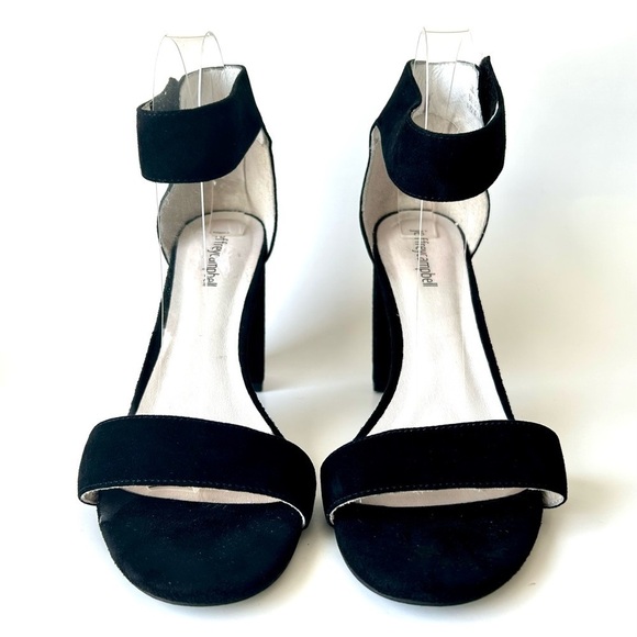 Jeffrey Campbell Lindsay Block Heel Ankle Strap Heeled Sandals Pumps Size 10 - Picture 6 of 12